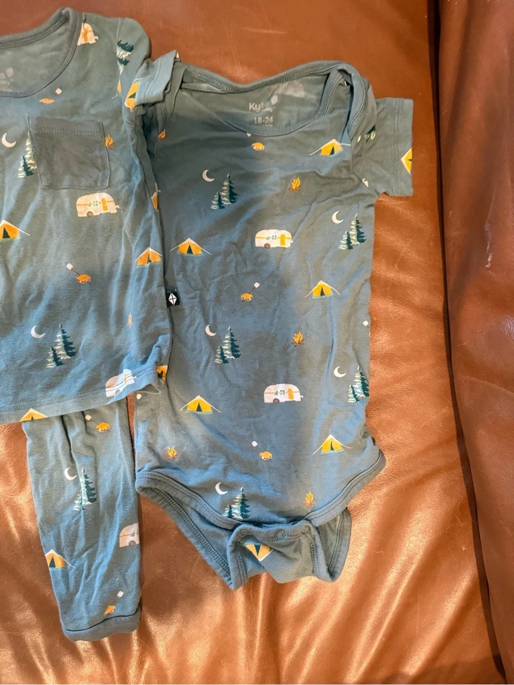 Kyte Bamboo Baby Clothes Limited Edition Kyte Baby Camping Print
